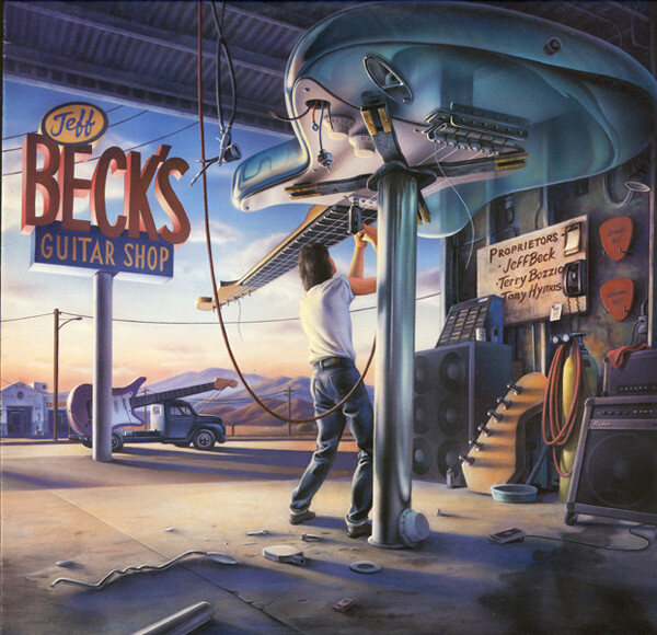 Jeff Beck With Terry Bozzio And Tony Hymas - Jeff Beck's Guitar Shop album cover